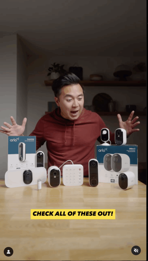 Creator Content for Black Friday and Cyber Monday Deals by Sydney Diongzon for Arlo